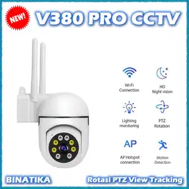 V380 PRO CCTV Smart WiFi Kamera Kontrol HP Jarak Jauh Full HD Rotasi