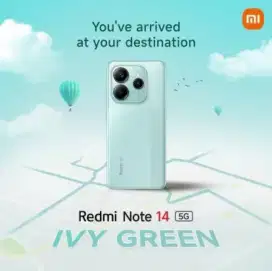 XIAOMI REDMI NOTE 14 5G 8/256 NEW GARANSI RESMI‼️