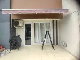 Kusen alumunium satu set warna putih