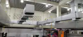 Ducting fresh air + drum fan low noise