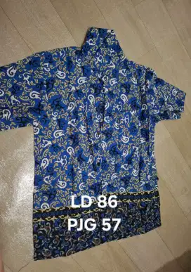 Kemeja batik anak