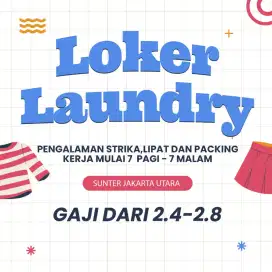 Loker laundry bagian produksi