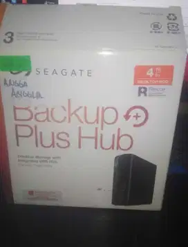 Harddisk Eksternal seagate backup plus hub 4 tb garansi off