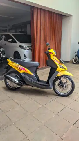 yamaha mio sporty non step asli kuning 2004.