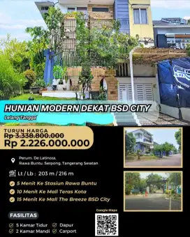 Dijual Rumah Perumahan De Latinos