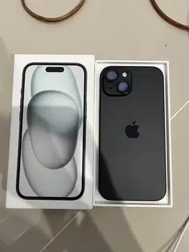 Iphone 15 128 iBox hitam mulus