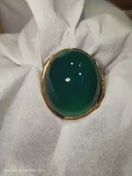 BATU BACAN HIJAU GULAU KRISTAL MEDIUM BESAR