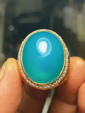 BATU BACAN BIRU RELAXA KRISTAL LARGE