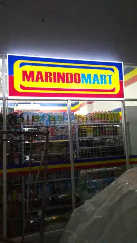 Neon box murah promo