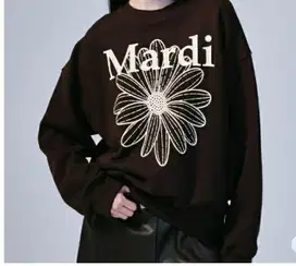 ORIGINAL Sweatshirt FLOWER Mardi BLACK CREAM