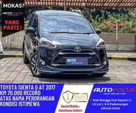 Toyota Sienta Q 2017 at Tdp 30 JT siap pakai