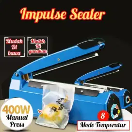 Impulse Sealer 200 mm Alat Press Plastik Mesin Perekat Plastik