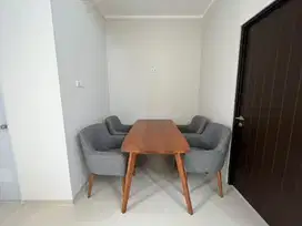Meja jati asli kayu solid cakep