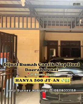 Dijual Rumah Cantik Minimalis di Daerah Bromo Ujung