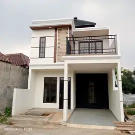 Rumah Gaya Bali Eksotis Strategis di Cimanggis 5 Menit ke TOL Cijago