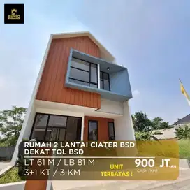 Rumah Konsep Skandinavia dekat Akses BSD Promo Free Biaya2