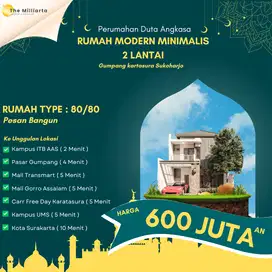 Rumah Cluster mewah di Gumpang kartasura dekat kampus ums