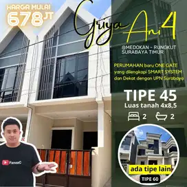 Griya ani 4, jual rumah surabaya, rumah minimalis, tipe 45
