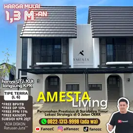 perumahan surabaya, amesta living, rumah dijual surabaya, tipe terra
