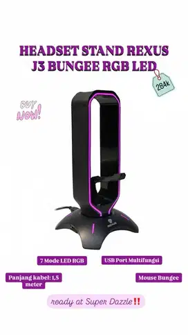 stand headphone rexus J3
