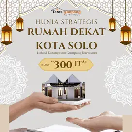 Rumah Cluster di Kartasura dekat kota solo dan kampus Ums
