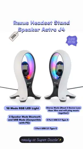 stand headphone rexus J4