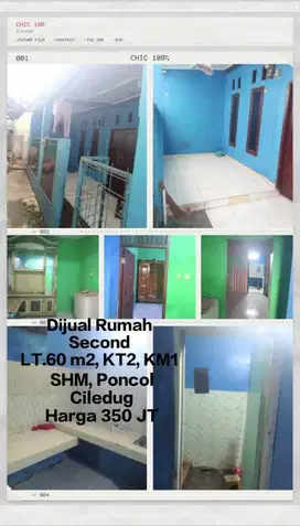 dijual rumah second poncol Ciledug