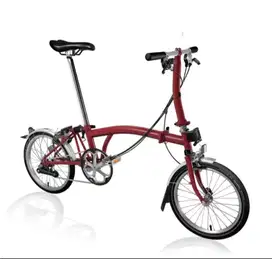BROMPTON STANDARD S6L HOUSE RED S6L/mHRD/eHRD/FCB/TYM/STD (BNIB)