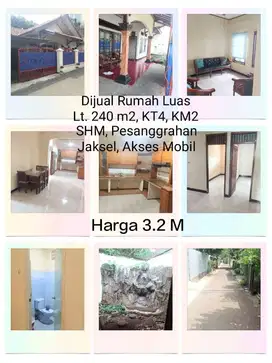 dijual rumah di Pesanggrahan Jaksel