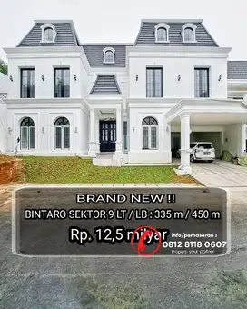 rumah mewah di Bintaro sektor 9 , ada kolam renang nya