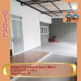 DIJUAL Rumah 1 1/4 Lantai di Citra 2 Blok C  - DO