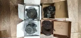 Adjuster fanbelt, magnetic clutch, engine motor fan & shock breaker