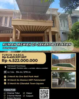 Dijual Rumah Siap Huni Fatmawati House
