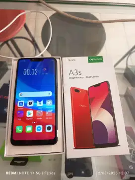 Oppo A3s 6/128gb bekas fullset normal bisa TT