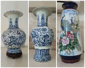 Koleksi Guci China Biru 2 buah