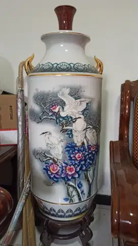 Guci China gambar Burung