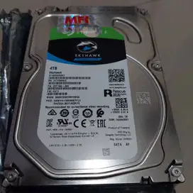 Hardisk Seagate Skyhawk 4TB Ori MFI HDD CCTV PC CPU KOMPUTER DVR NVR