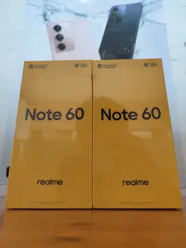 Realme note 60 6/128 new segel garansi resmi
