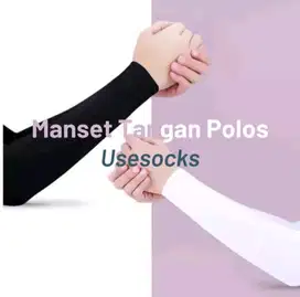 Manset tangan hitam putih