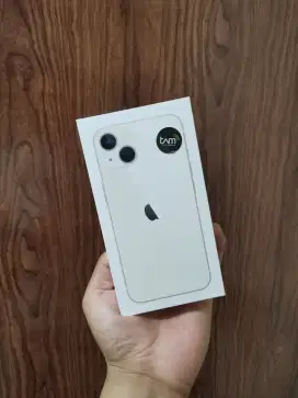NEW SEGEL IPHONE 13 / 128 PUTIH (STARLIGHT) IBOX
