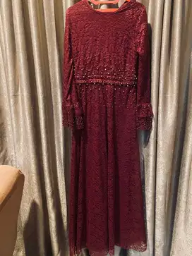 Dress brokat LD 80 cm. Pjg 145 cm
