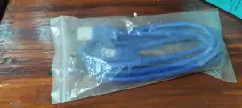 USB Cable Extended Blue (Kabel Ekstend USB) 1,5 meter) Baru