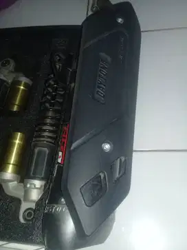 knalpot daytona superstoct Nmax dan shockbreaker belakang ori Nmax