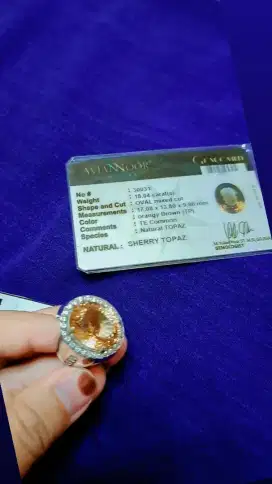 Ring Sherry topaz