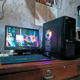Sepaket Komputer Game/Edit Standar Core i5 Ram 8 Siap Pakai