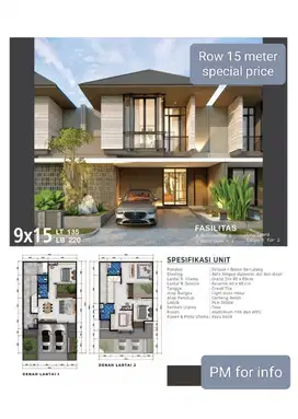 TERMURAHH! DIJUAL RUMAH NEW GRESS MINIMALIS WOODLAND CITRALAND!