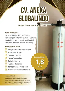 Filter air keruh kuning dan berbau