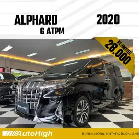 DP10% [Km28.000] Alphard G ATPM 2020 Black Reg 2021 #AUTOHIGH