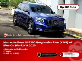 [ KM ANTIK 25RB ] Mercedes Benz GLB200 Progressive AT Blue 2020/2021