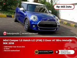 [ LOW KM ] Mini Cooper MiniCooper 1.5 Hatch LCi F56 AT Biru 2018/2019